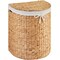 Best Choice Products Half Moon Laundry Hamper w/ Lid, Half Round Laundry Basket, w/ Removable Liner & Handles